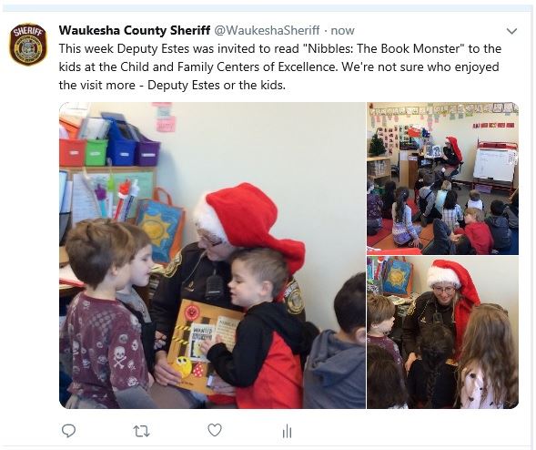 Deputy Estes reading