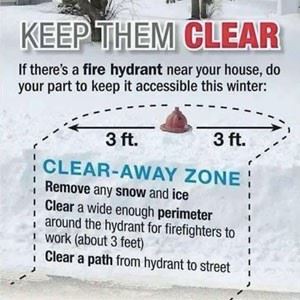 Winter hydrant care